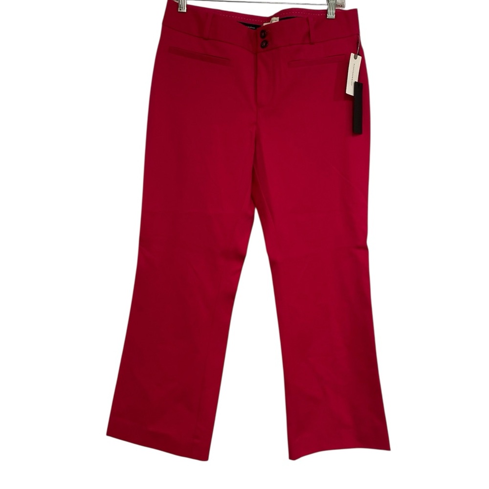 Anthropologie The Essential Crop Flare Pink Women’s Sz 10 NWT